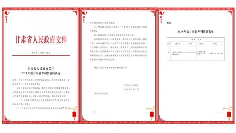 IM电竞健康发现专利“一种红景天组合物及其造备和利用”荣获甘肃省专利奖二等奖